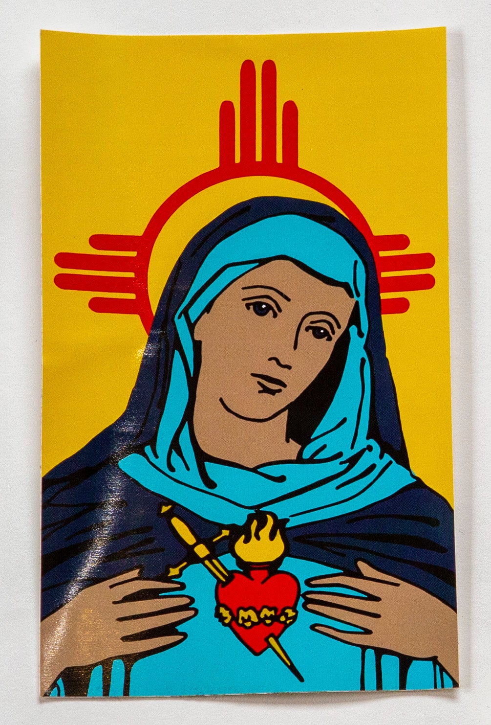 Zia mary sticker hart print shop artwork screen prints and posters
